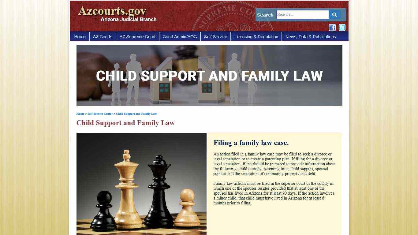 Child Support & Family Law Information